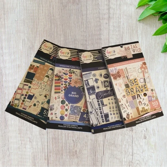 Happy Planner 4 Pack Encouragement Stickers Journal Scrapbook Crafting Pads HP - Picture 2 of 15